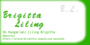 brigitta liling business card